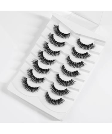 3D Clear Band False Eyelashes | Cat Eye Wispy & Natural Look | Soft Reusable 7 Pair | Happy Heartbeat No. 197 - International Shipping Available - Buy Online on GoSupps.com