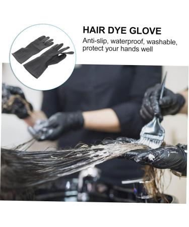 Buy Ipetboom 3 Pairs Black Hair Dye Shampoo Gloves - Reusable Hair Coloring Tool for Men - Buy Online on GoSupps.com