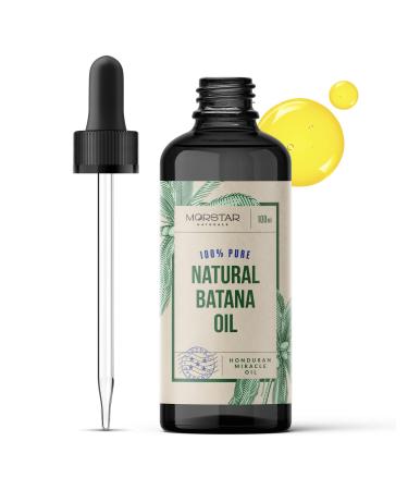 Raw Batana Oil for Hair Growth: 100% Pure - Dr. Sebi Batana Oil from Honduras Unrefined Promotes Hair thickness for Men & Women 3.4 OZ