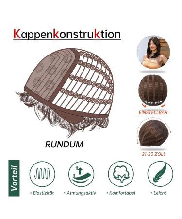 Testar 18 Inch Brown Wigs for Black Women | Glue-Free Shoulder Length Wigs for Daily Use & Parties - Buy Online on GoSupps.com