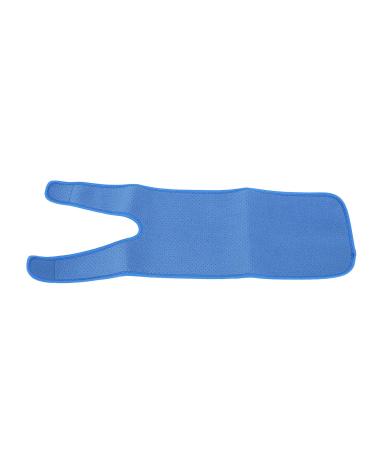 SUNGOOYUE Thigh Compression Sleeve Hamstring Support Adjustable Anti Slip Soft Breathable Elastic Thigh Brace Support Muscle Guard Brace for Basketball Sports (Blue)