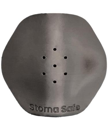 StomaSafe | Stoma Protector | Stoma Shield | Ostomy Protector | Protective Hernia | Ostomy Bag (Black)