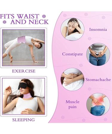 2pcs Castor Oil Pack Set - Adjustable Waist & Neck Packs | Reusable & Washable | Purple Package - International Shipping - Buy Online on GoSupps.com
