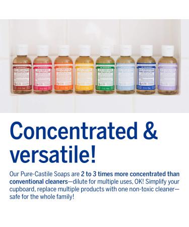 Dr. Bronner's Liquid Soap - Tea Tree 60 ml | Natural Antibacterial Cleanser - International Shipping Available - Buy Online on GoSupps.com