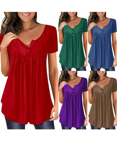 Women's Plus Size Army Green Floral Tank Top - V-Neck Summer Sleeveless Tunic Blouse, Size XL - Buy Online on GoSupps.com