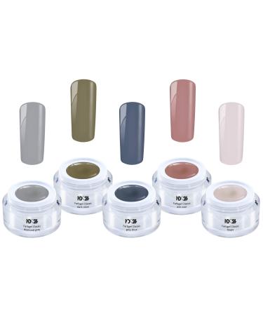 Iceland Collection Set - Color Gel - Gel Nails Color Gel - Made in Germany (5 x 5ml)