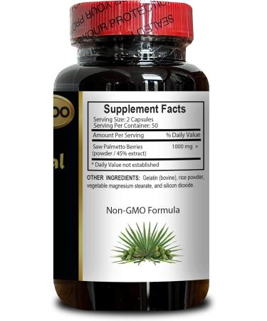 Male Prostate & Urinary Support Saw Palmetto Capsules for Hormonal Balance Comfort Energy and Natural Vitality Boost - 200 Capsules - Buy Online on GoSupps.com