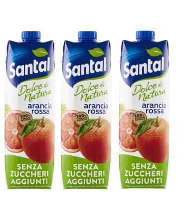 Parmalat Santal Fruit Juice Red Orange Sweet by Nature Zero Added Sugar Orange fruit juice blood zero added sugar Tetrapack 1000 ml