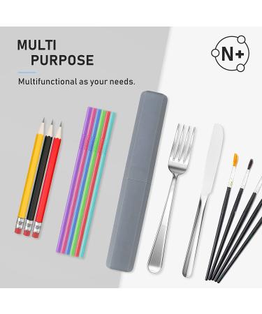 Mulbozy Portable Travel Toothbrush Case - Wheat Straw Holder for Home, Travel, School - 4 Pack in Pink, Blue, Green, Grey - Buy Online on GoSupps.com