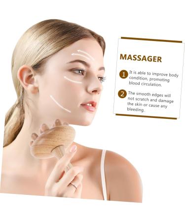Beaupretty Wooden Massage Balls & Brushes | Professional Scalp Neck & Foot Massagers for Spa Relief - Buy Online on GoSupps.com