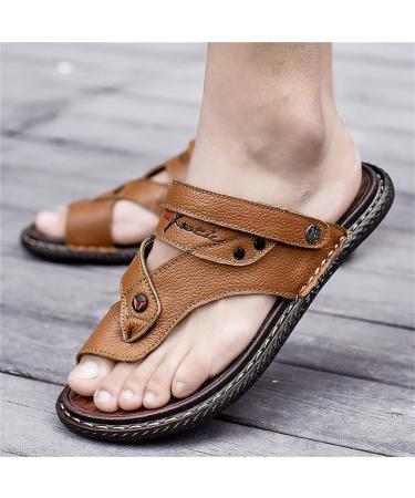 Bunion Correction Flip Flops for Men | Summer Orthotic Sandals | Brown Size 10.5 - Buy Online on GoSupps.com