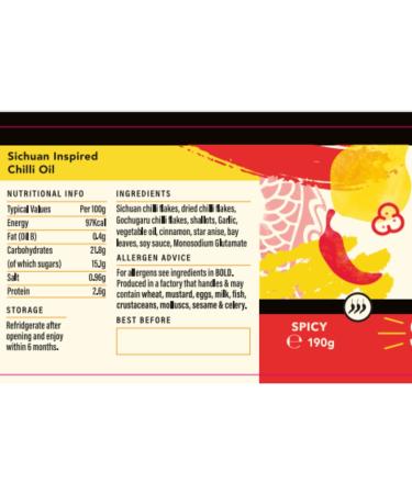 Novice Kitchen Sichuan Crunch Chilli Oil 190ml Pack of 2 | Spicy Crispy Chilli Oil made with Korean Chilli Flakes & Sichuan Peppercorns | Crunchy Spicy & Umami Chilli Crisp Oil | - Buy Online on GoSupps.com
