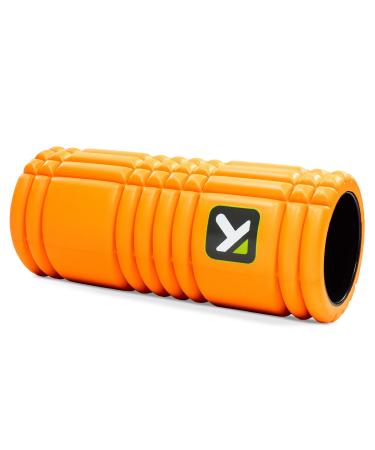 TriggerPoint Grid Patented Multi-Density Foam Massage Roller (Back, Body, Legs) for Exercise, Deep Tissue and Muscle Recovery - Relieves Muscle Pain & Tightness, Improves Mobility & Circulation (13") Orange Original (13-Inch)