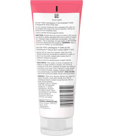 Neutrogena Pink Grapefruit Cream-to-Foam Facial Cleanser for Acne Prone Skin 100 g Cleanser (Cream-To-Foam) - Buy Online on GoSupps.com