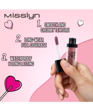  Misslyn Misslyn | Long-lasting high-shine lip gloss volumizing lipstick for full lips - Two-pack of lip gloss - Buy Online on GoSupps.com