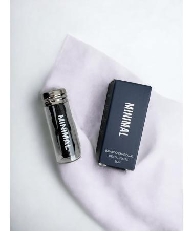 Minimal Charcoal Dental Floss - Eco-Friendly Whitening & Strengthening | Shop Internationally - Buy Online on GoSupps.com