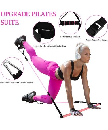 Pilates Bar Kit with Resistance Bands | Multifunctional Sculpt Bar for Full Body Workouts - Adjustable for Men & Women | International Shipping - Buy Online on GoSupps.com