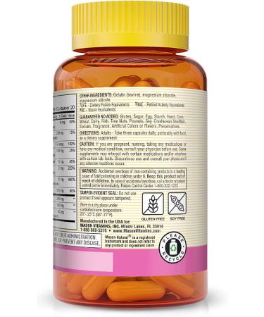 Mason Natural Body Hair Skin & Nails 60 Capsules (Pack of 2) - Buy Online on GoSupps.com