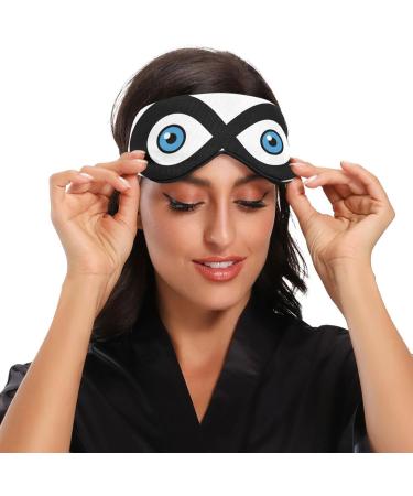 Evil Eyes Sleep Mask | Light Blocking Eye Mask for Travel & Naps | Adjustable Soft Blindfold for Men & Women - Buy Online on GoSupps.com