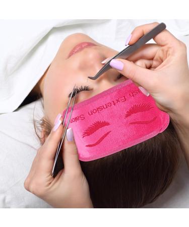 Beavorty 3pcs Eyelash Tool Set | Dark Pink Forehead Pads & Holders for Eyelash Extensions | International Shipping Available - Buy Online on GoSupps.com