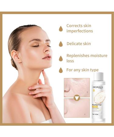 Korean Rice Water Face Toner - Hydrating & Moisturizing with Vegetable Glycerin for Pore Minimization and Exfoliation - Buy Online on GoSupps.com