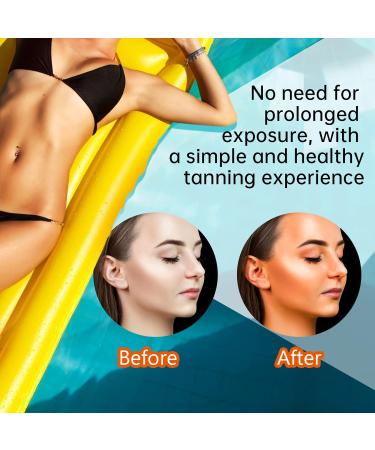 Premium Sunbed Tanning Accelerator Intensive Luxe Gel - Natural Fast Self Tanner Oil 100g - Buy Online on GoSupps.com