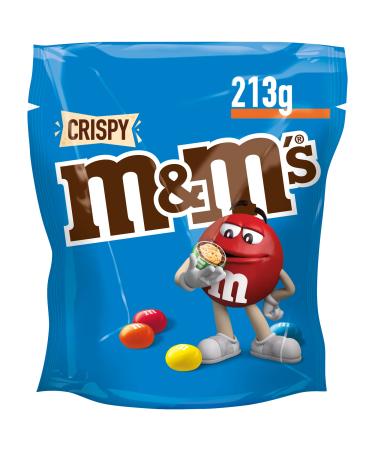 M&M'S Crispy chocolate lentils with crunchy core chocolate 1 pack (1 x 213g)