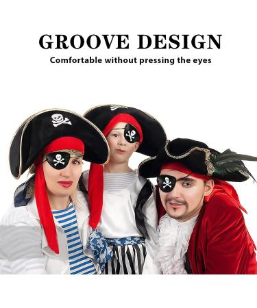 Prasacco 6 Pieces 3D Pirate Eye Patch - Buy Online on GoSupps.com