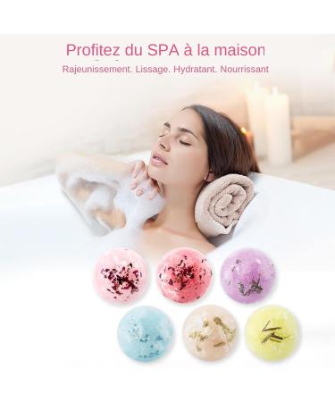 Boule de douche ensemble de boules de bain | Boule Nourrissante pour le Bain Lot de 6 boules de douche pour filles et femmes boule de bain bulles naturelles boule nourrissante - Buy Online on GoSupps.com