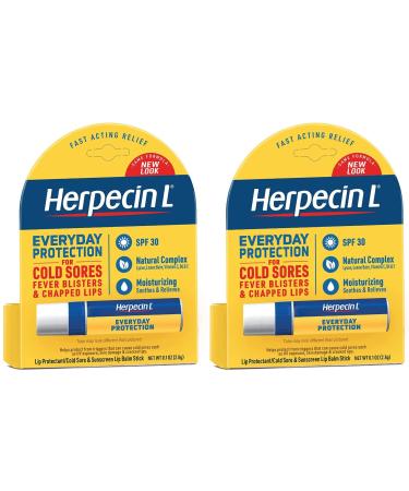 Herpecin-L Lip Balm SPF 30 0.1 oz per Stick (2 pack)