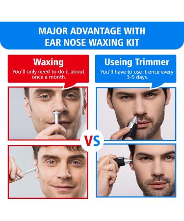 Wokaar Nose Wax Kit- 120g Hypoallergenic Wax for Men and Women- Easy Nasal Hair Removal - Buy Online on GoSupps.com