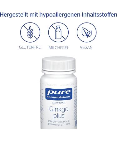 Buy Pure Encapsulations Ginkgo Plus - 60 Capsules | Premium Quality Herbal Supplement for Memory & Focus - International Shipping Available - Buy Online on GoSupps.com
