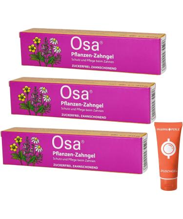 Osa Herbal Toothpaste Value Pack | 3x20g | Free PharmaPerle Giveaway - Best International Shipping - Buy Online on GoSupps.com