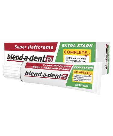 Blend-a-dent Super-Adhesive Cream Complete extra strong -neutral pack of 12 (12 x 47 g)