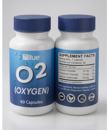 Oxygen Liquid Capsules | Pre-Workout Nitric Oxide Supplement | Liquid Capsule Format with 30 Servings per Bottle | Designed for Workout Support and Training routines | 60 Capsules - Buy Online on GoSupps.com