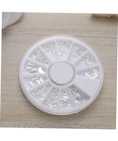 COHEALI 1pc 12 Nail Art Glitters Nail Decorations for Nail Glitter Metal Trim Nail Art Decoration Gold Nail Art Nail Embellishments Diy Nail Decals Rhinestone Decor Disc Manicure - Buy Online on GoSupps.com