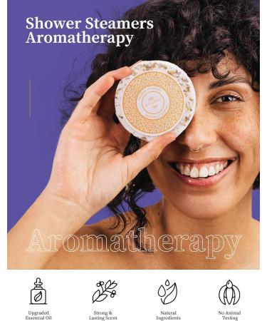 8-Pack Aromatherapy Shower Steamers - Pure Essential Oil Shower Bombs for Home Spa, Stress Relief & Relaxation - Bath Gifts for Women, Mom, Birthday, Valentine's Day - Travel Size - Buy Online on GoSupps.com