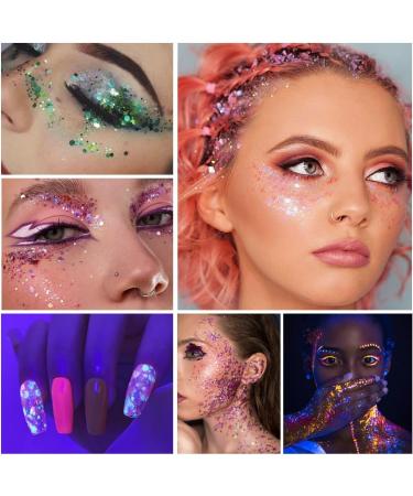  Cadimus Cadimus Glitter Gel 12 colors for face body and hair for Christmas Halloween and Carnival - Buy Online on GoSupps.com