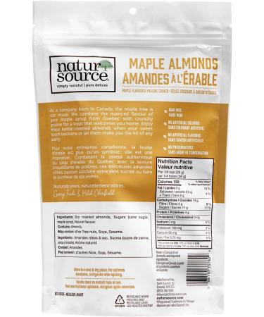 naturSource Artisanal Maple Praline Almonds Non-GMO Made in Canada Value Size Re-Sealable Pack (600 Gram) - Buy Online on GoSupps.com
