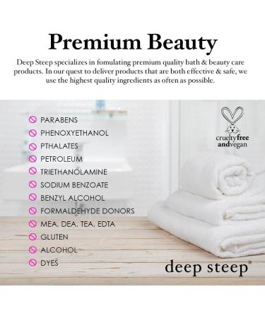 Deep Steep Classic Bubble Bath Lavender Vanilla 17oz (Pack of 2) - Relaxing and Nourishing Bubble Bath Set - Buy Online on GoSupps.com