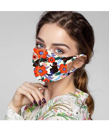 Yliquor 5pc Adult Halloween Mouth Mask for Protection Face and Nose Health Washable Earloop Mask Reusable Washable for Men Women Adults (5 PC C) - Buy Online on GoSupps.com