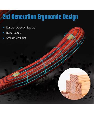 FERYES Professional Wooden Handle Toenail Clipper - Sharp Wide Jaw for Ingrown Thick Nails - Buy Online on GoSupps.com