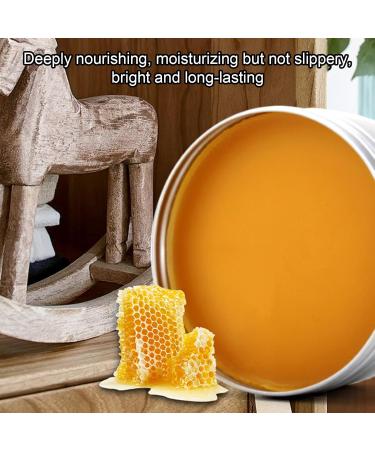 Beeswax Polish for Wood Small Wood Wax Finish | Natural Beeswax Furniture Polish Wood Seasoning Beewax for Wood Polish & Conditioner Multipurpose Waterproof - Buy Online on GoSupps.com