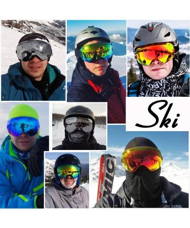 Shop Sposune OTG Ski Goggles - Anti-Fog Spherical Dual Lens UV400 Protection for Men & Youth Snowboard & Snowmobile Eyewear - Buy Online on GoSupps.com