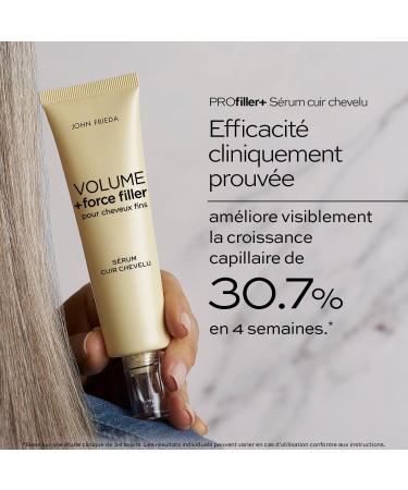 John Frieda Volume+ Force Filler S rum Cuir Chevelu Repousse Capillaire 50ml - Buy Online on GoSupps.com