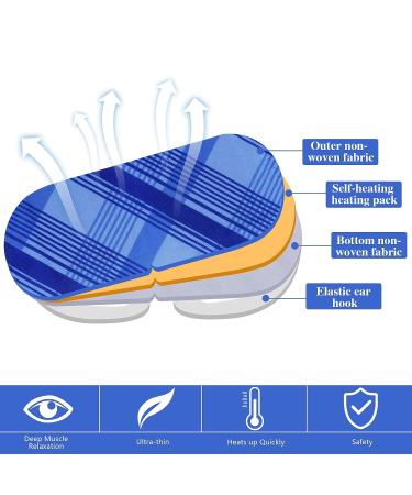 ALAREWO 22 Packs Steam Eye Mask for Dry Eyes & Fatigue - Self Heating Disposable Spa Warm Eye Compress for Stress Relief & Headache - Unscented (22 Count) - Buy Online on GoSupps.com