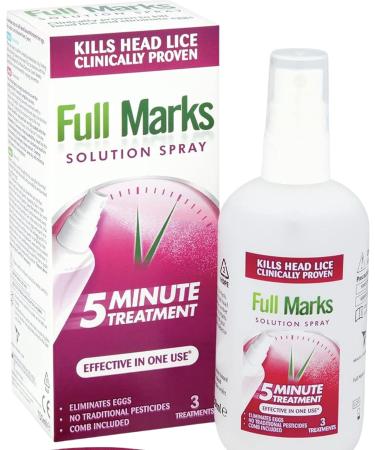 Headlice Treatment & Repellent Set: Full Marks Headlice Killer, Vosene Kids Shampoo, RobertScotts Nit Combs - Buy Online on GoSupps.com