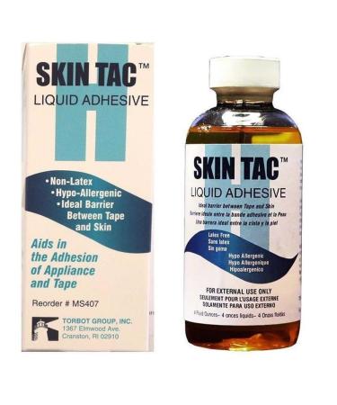 Skin-Tac Liquid Adhesive Barrier Skin TAC ADH 4 OZ (EA-1) 4 Fl Oz (Pack of 1)