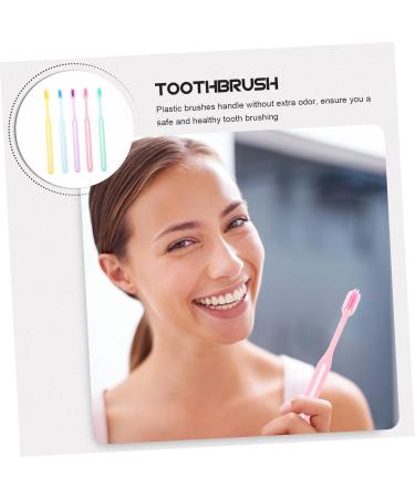 Shop Minkissy 15-Piece Travel Toothbrush Set - Foldable Camping Cleaning Accessories | Soft PP Adult Toothbrush Bulk - Buy Online on GoSupps.com