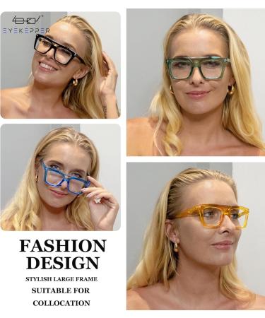 Eyekepper 4-Pack Bifocal Reading Glasses for Women - Small Lens 2.0x Magnification Clear Lens Stylish Colors - International Shipping Available - Buy Online on GoSupps.com